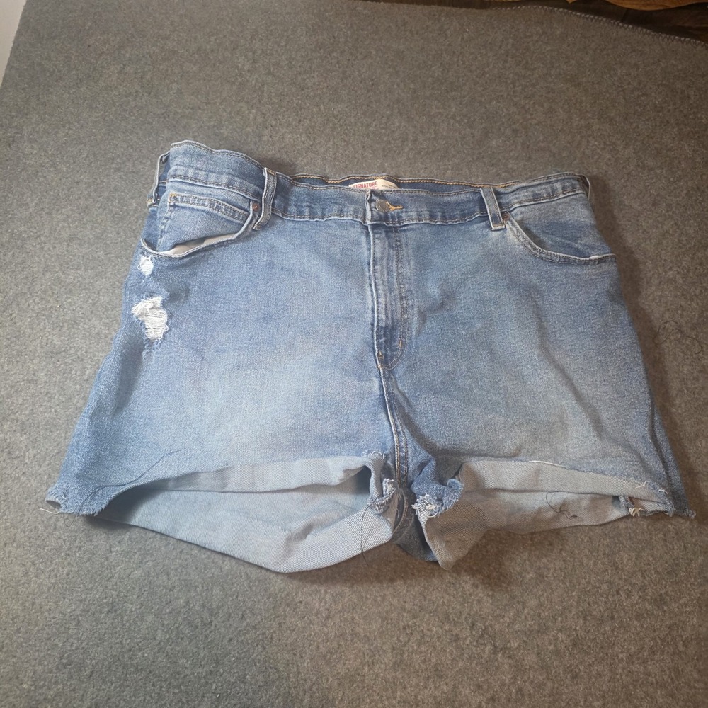 Signature by Levi Strauss & Co. Heritage High-Rise Shorts Size 20 W35 K2